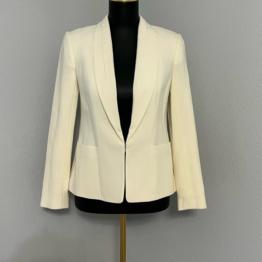 Ann Taylor Winter white Blazer jacket